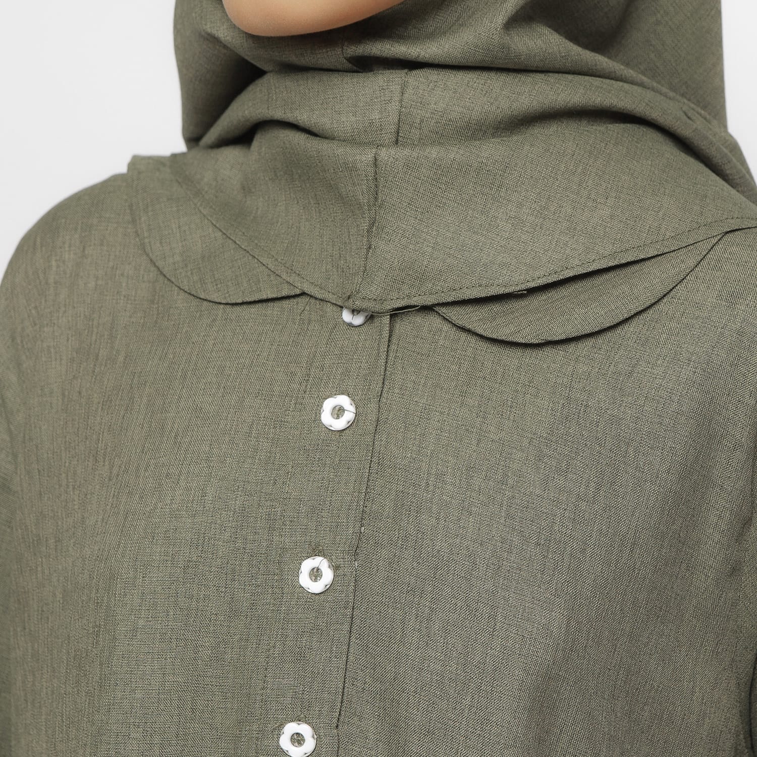 Gamis Srimbit Anak GA 03 Dark Green foto 5