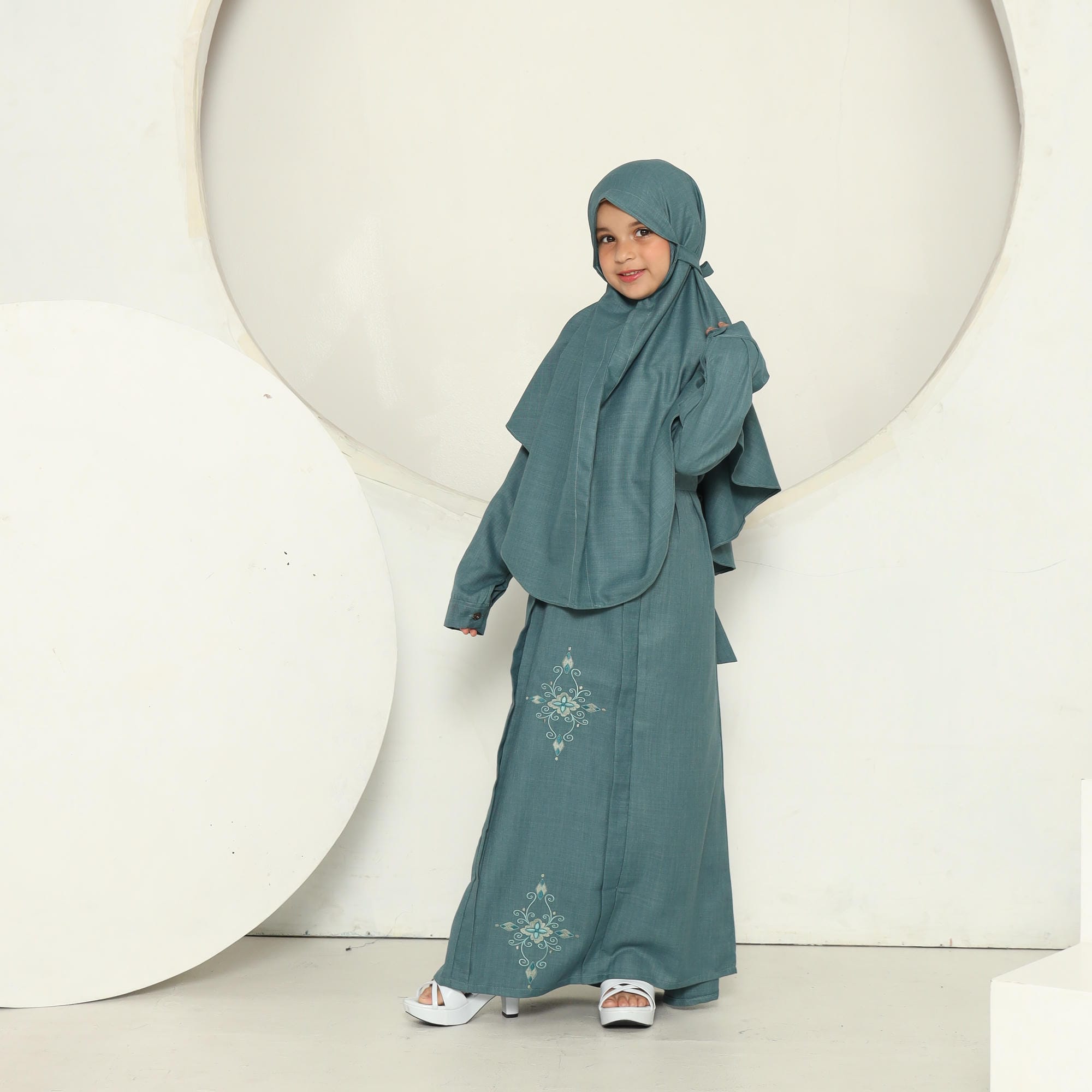 Gamis Sarimbit Anak GA 05 Tosca foto 4