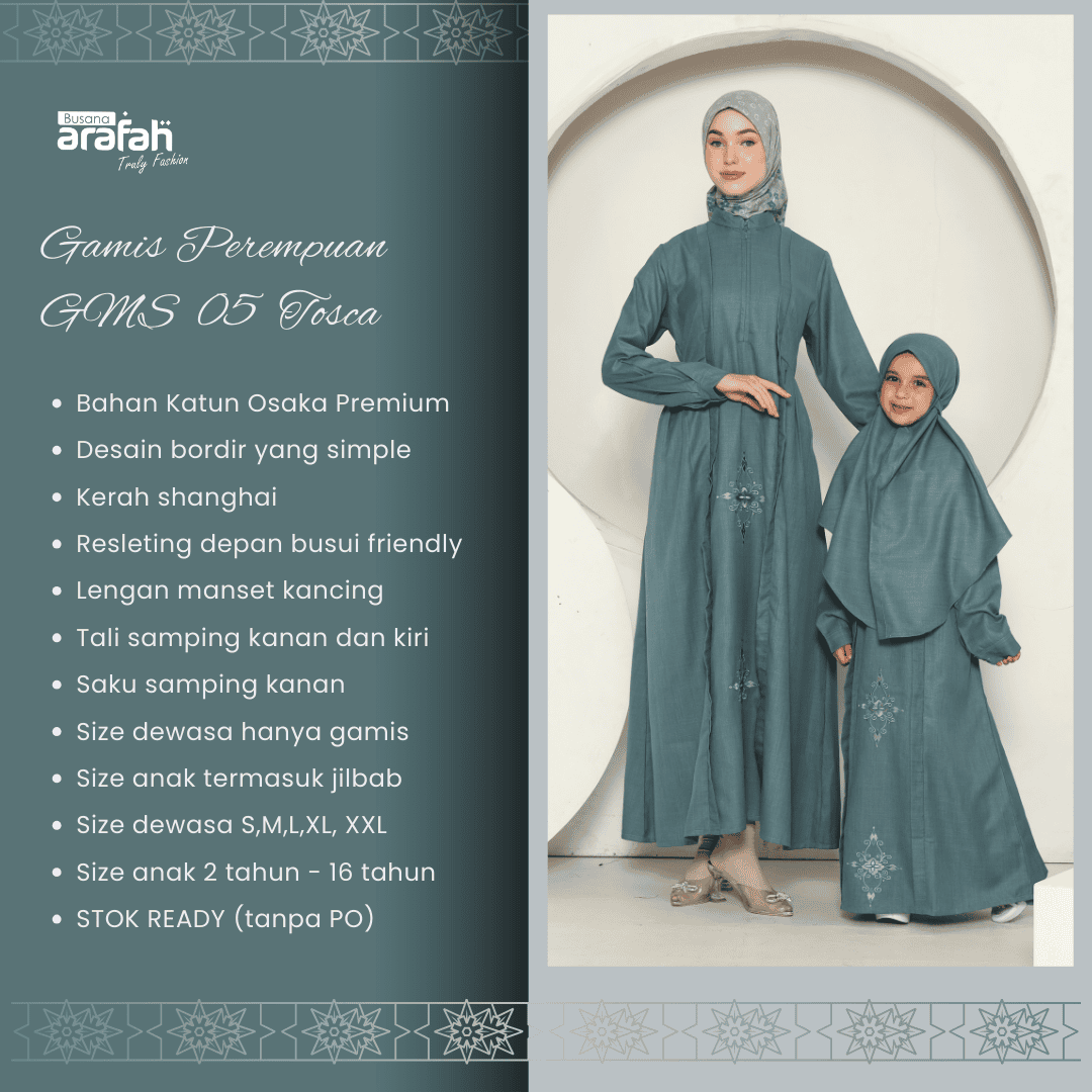 Gamis Sarimbit Anak GA 05 Tosca foto 5