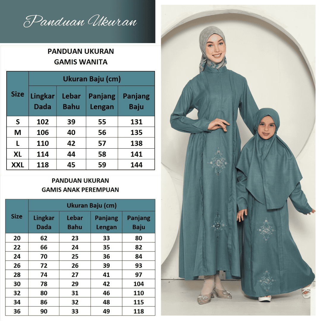 Gamis Sarimbit Anak GA 05 Tosca foto 7