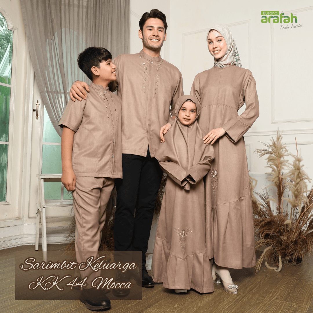 Gamis Sarimbit Anak GA 06 Mocca foto 11