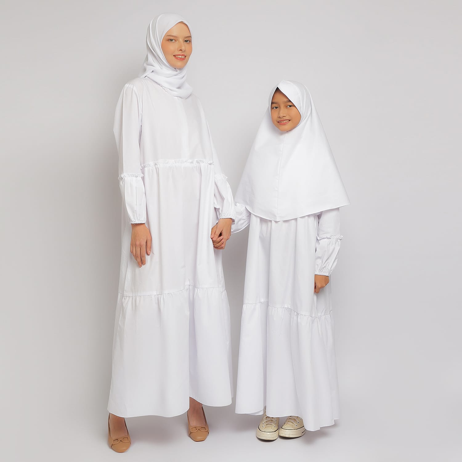 Gamis Wanita Putih GMS 02 White foto 4
