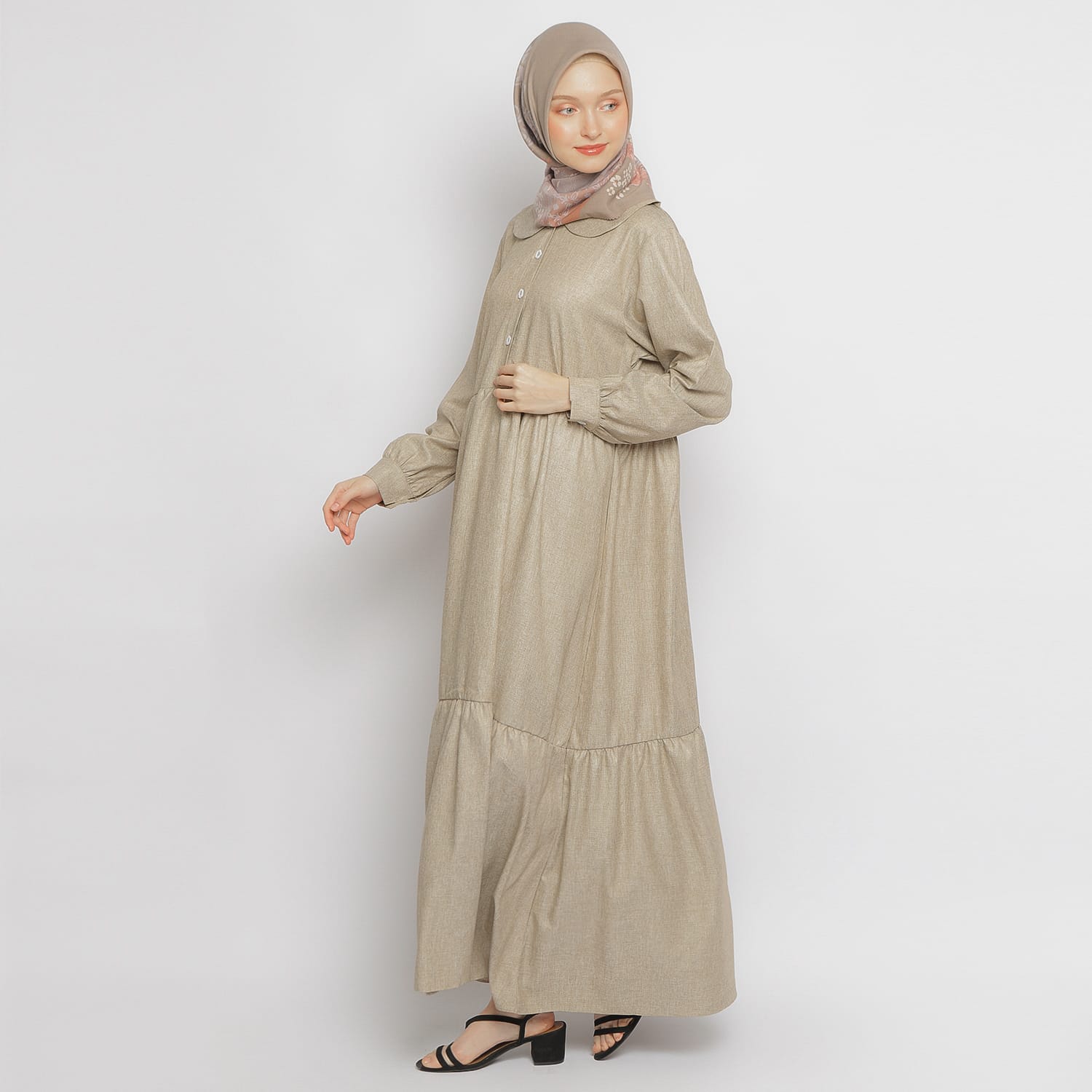 Gamis Sarimbit GMS 03 Cream foto 2