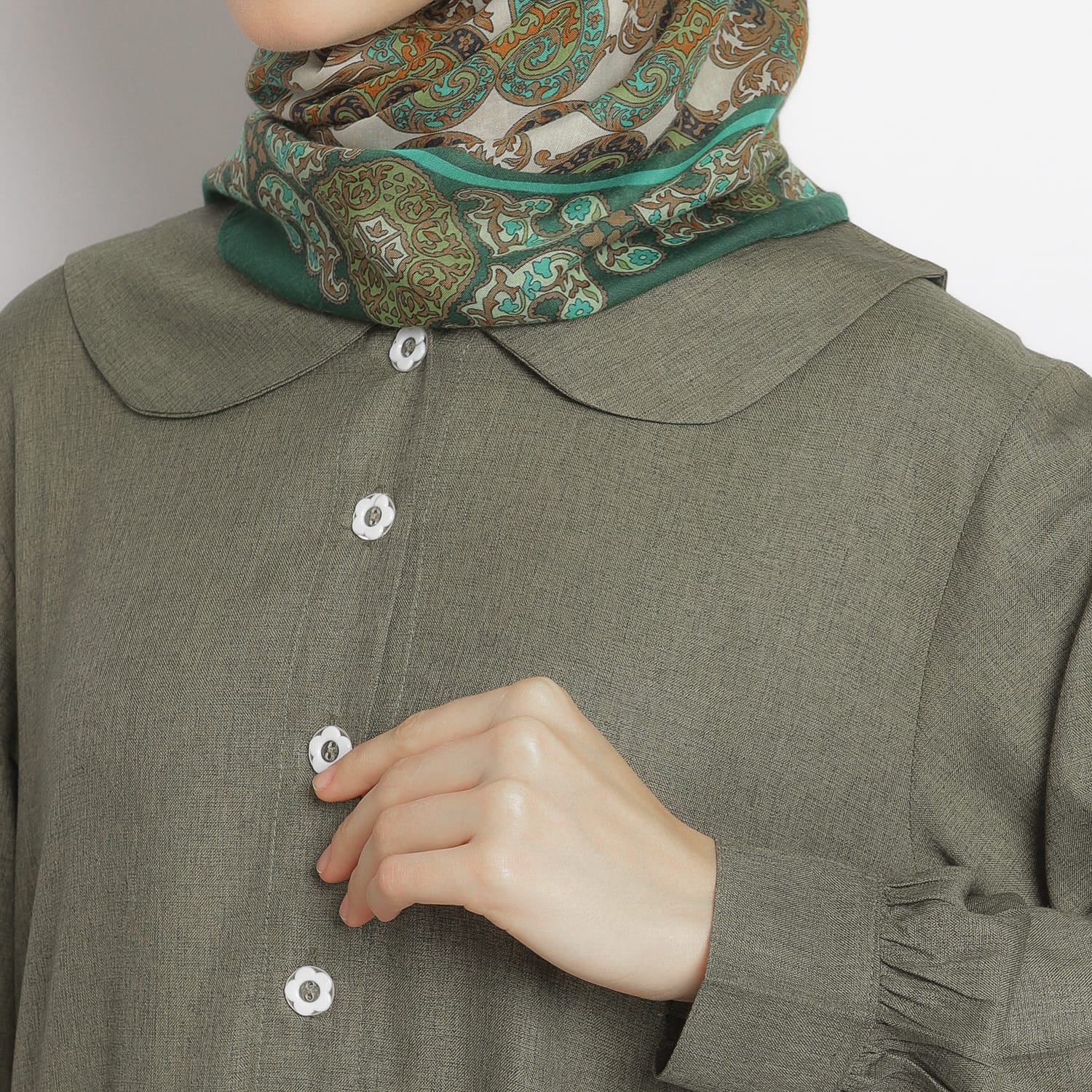 Gamis Sarimbit GMS 03 Dark Green foto 5