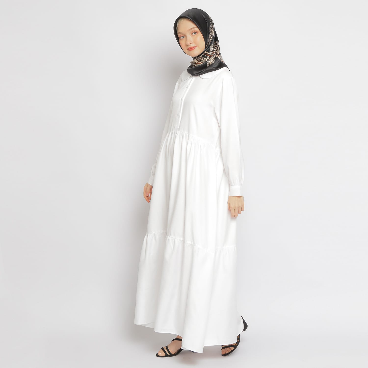 Gamis Sarimbit GMS 03 White foto 2