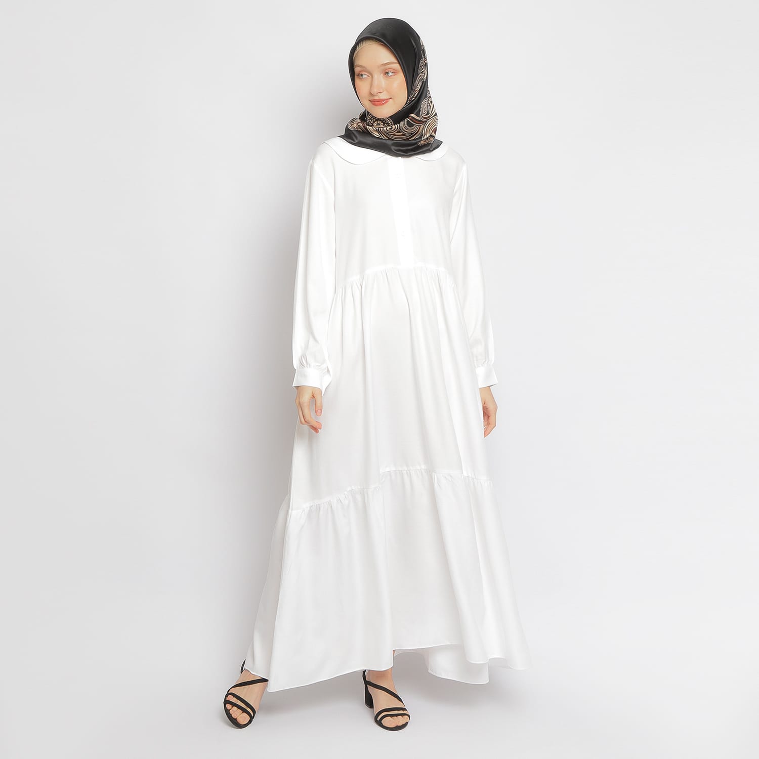 Gamis Sarimbit GMS 03 White foto 4