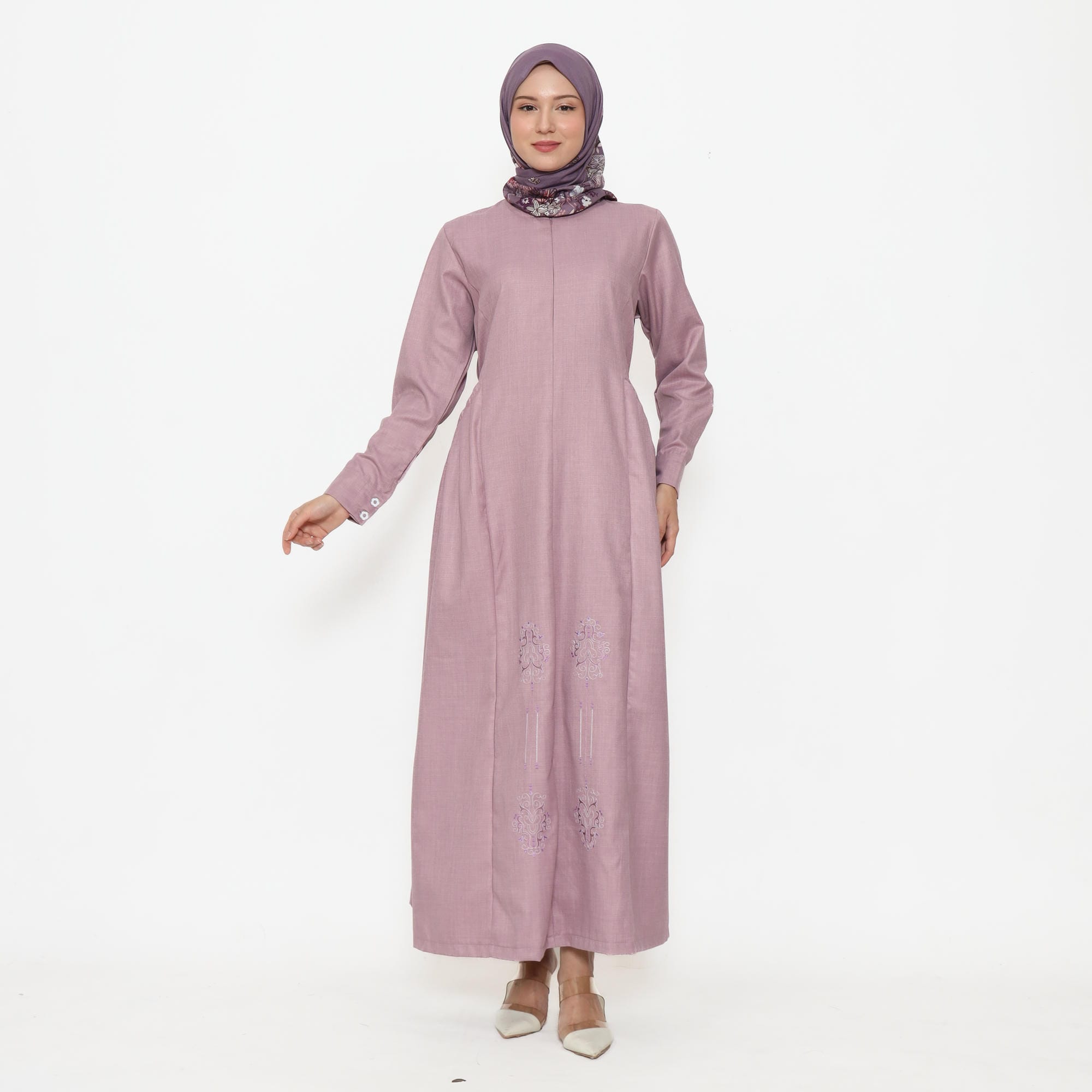 Gamis Sarimbit GMS 07 Mauve