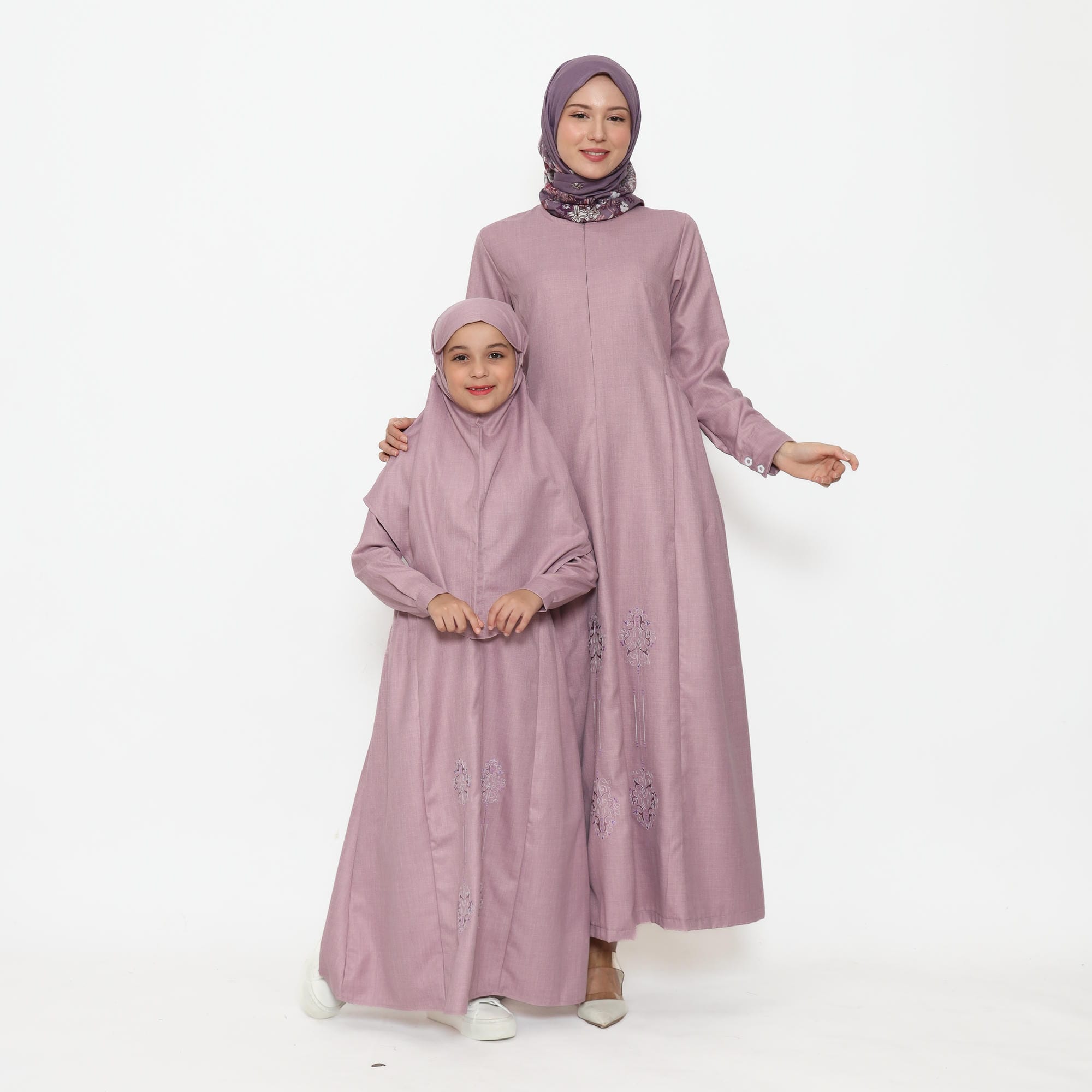 Gamis Sarimbit GMS 07 Mauve foto 7