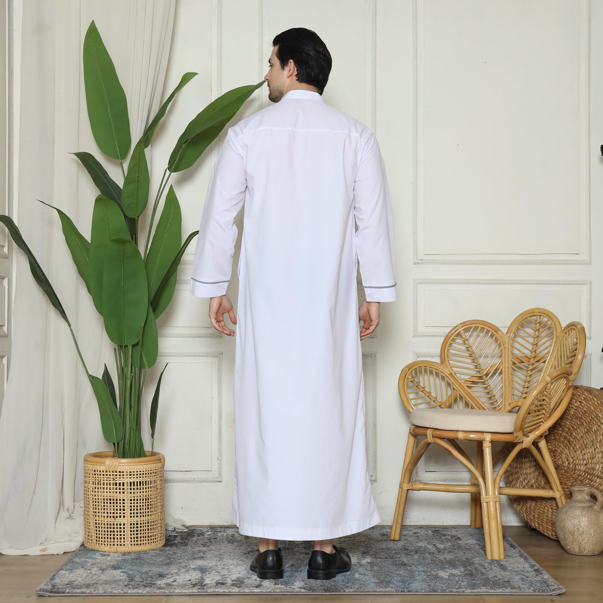 Gamis Pria Jubah GP 07 White New foto 6