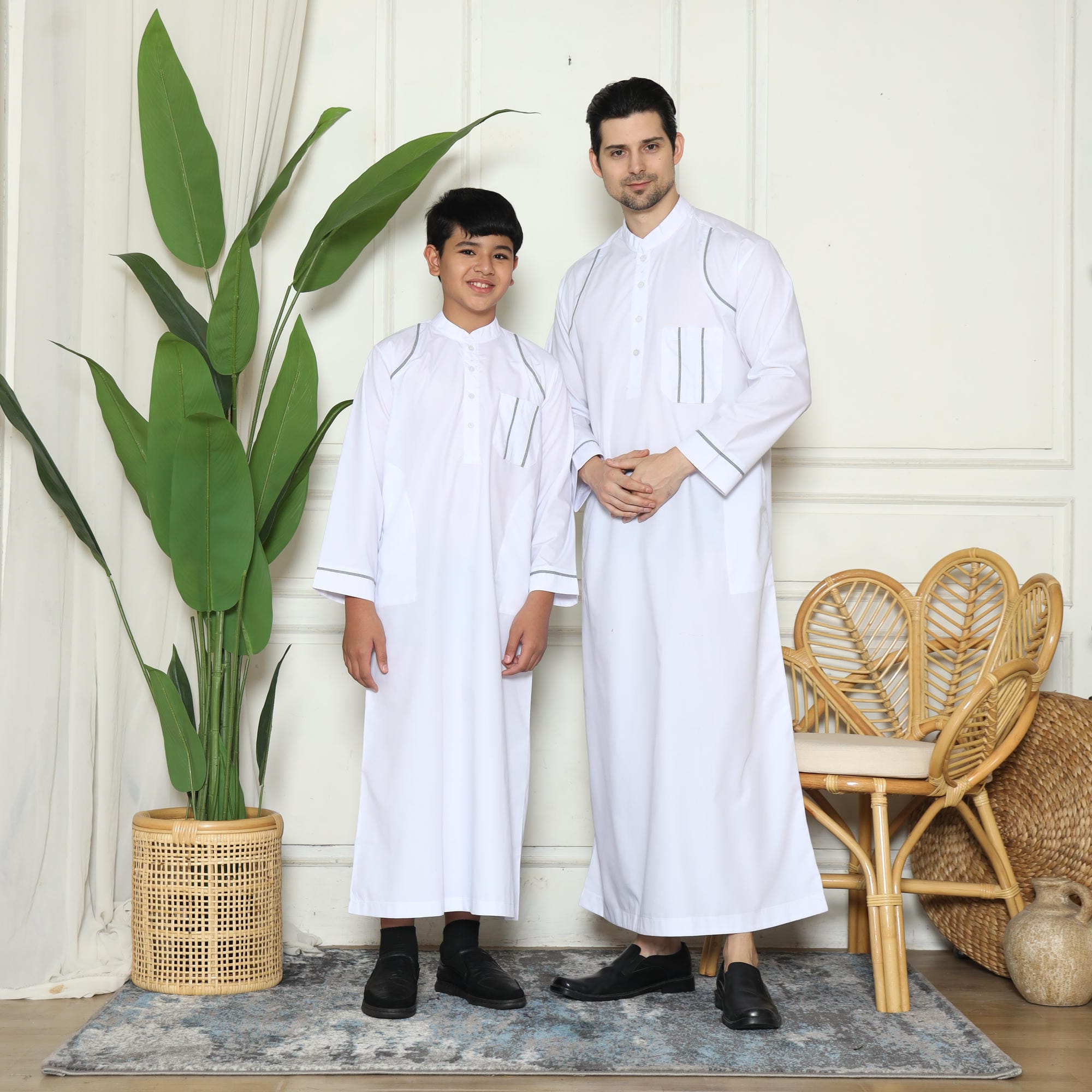 Gamis Pria Jubah GP 07 White New foto 11