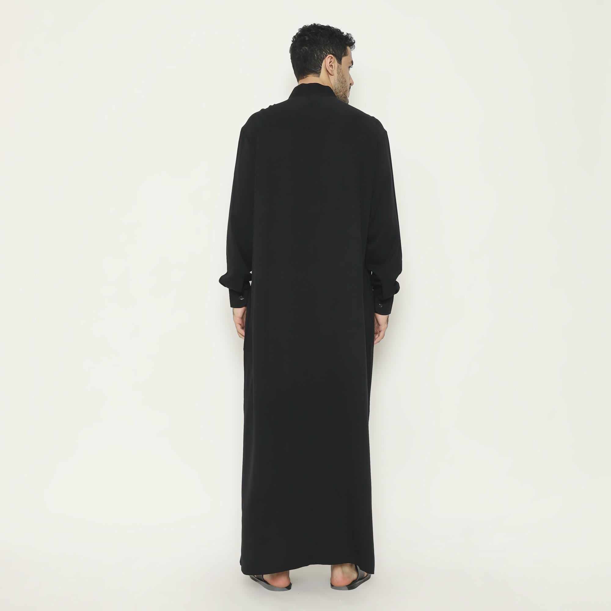 Gamis Pria Jubah GP 09 Black foto 7