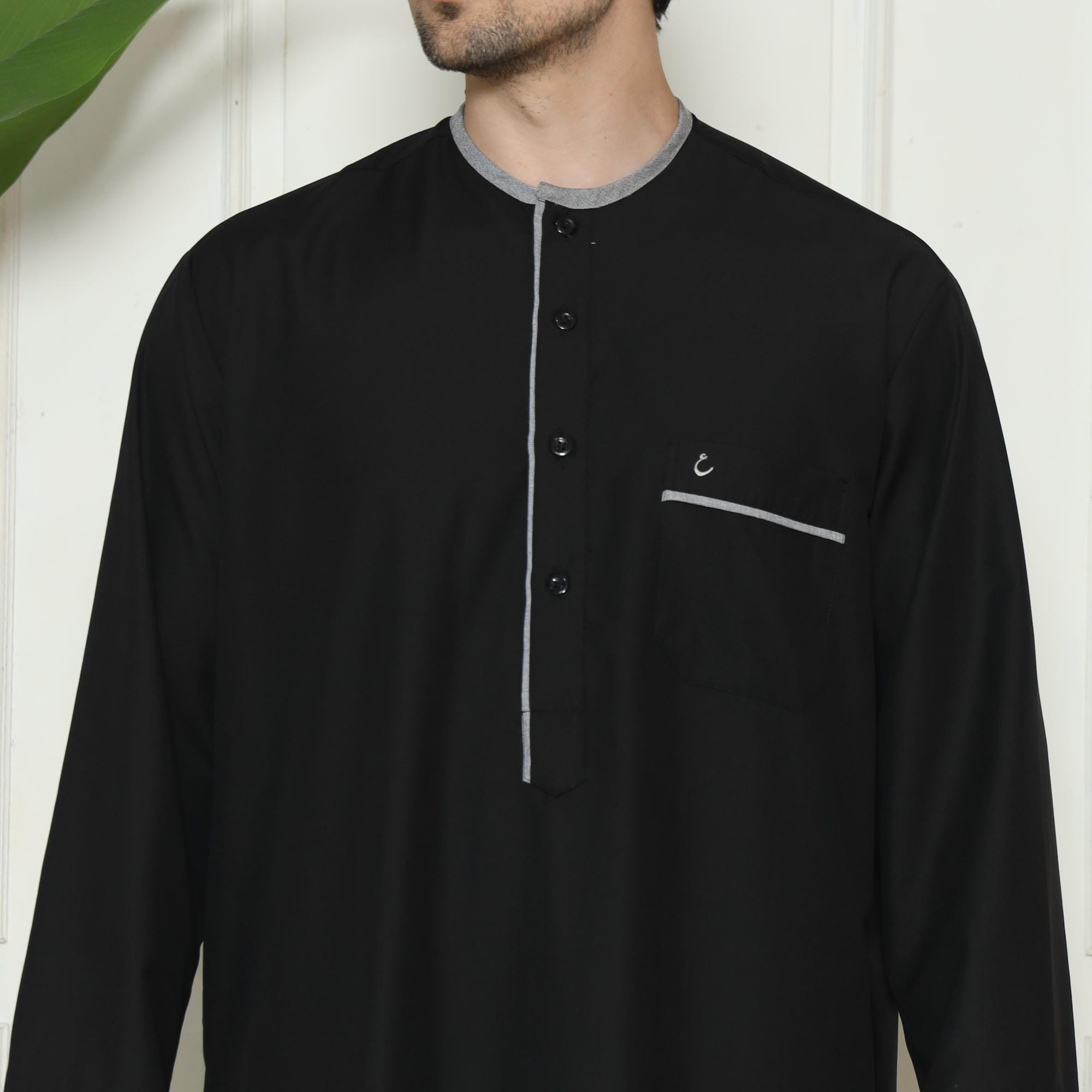 Gamis Pria Jubah GP Yazid Black New foto 7
