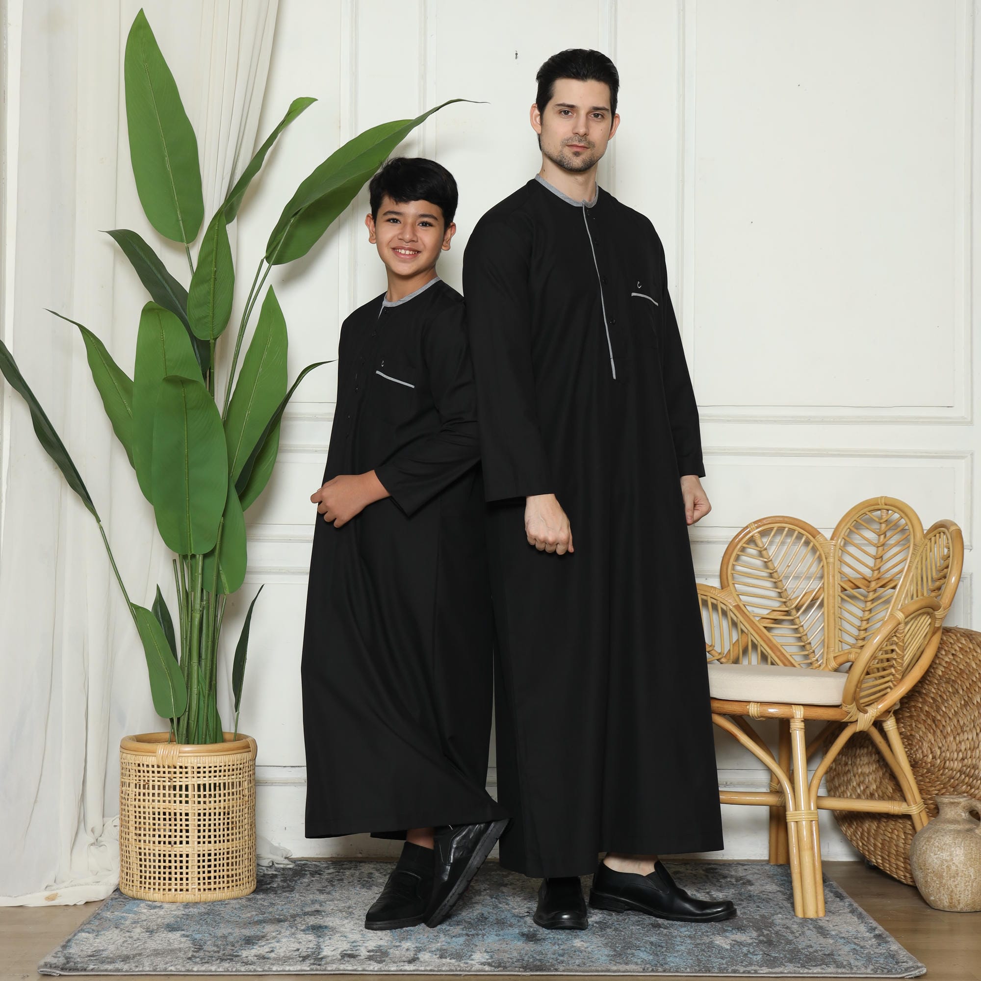Gamis Pria Jubah GP Yazid Black New foto 11