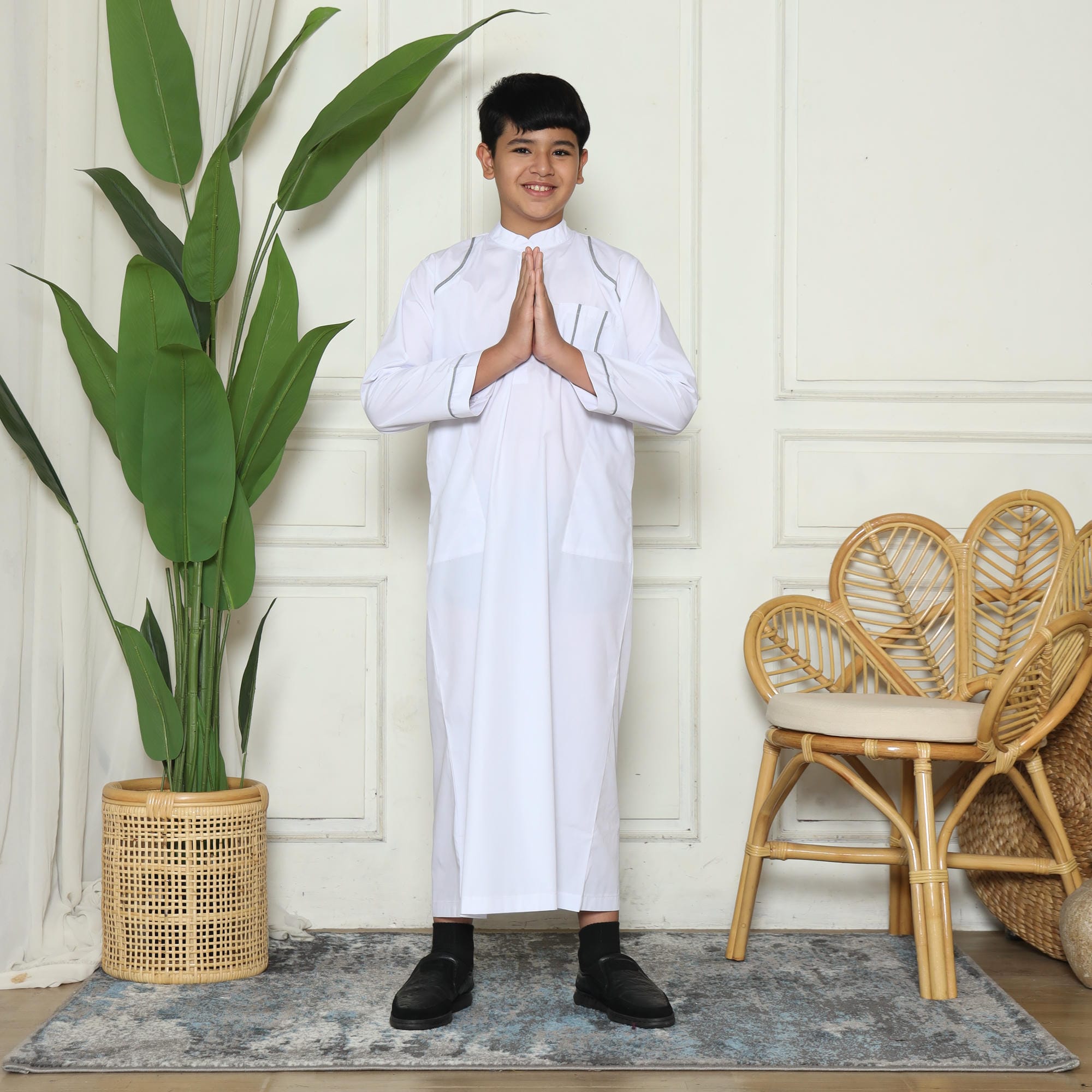 Gamis Anak Laki-laki Jubah GPA 07 White New foto 6