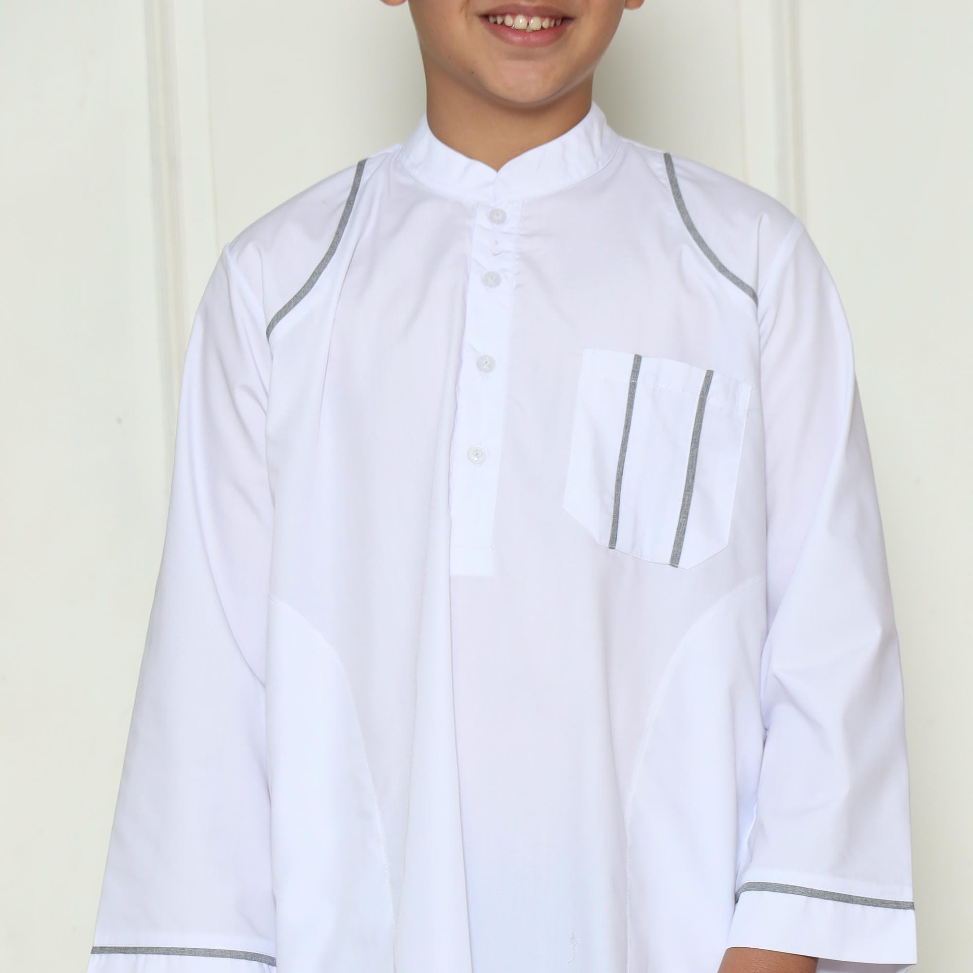 Gamis Anak Laki-laki Jubah GPA 07 White New foto 7