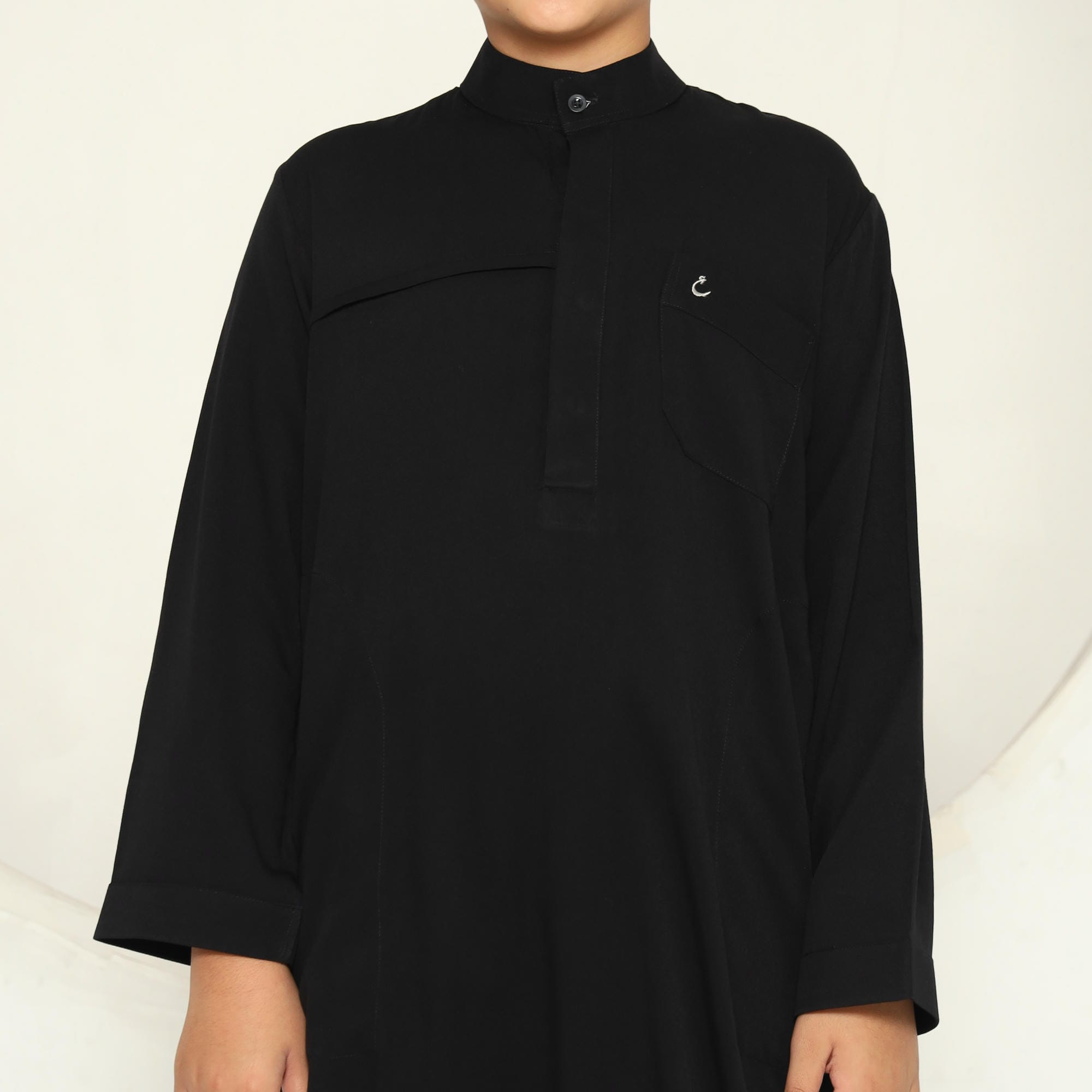 Gamis Anak Laki-laki Jubah GPA 09 Black foto 8