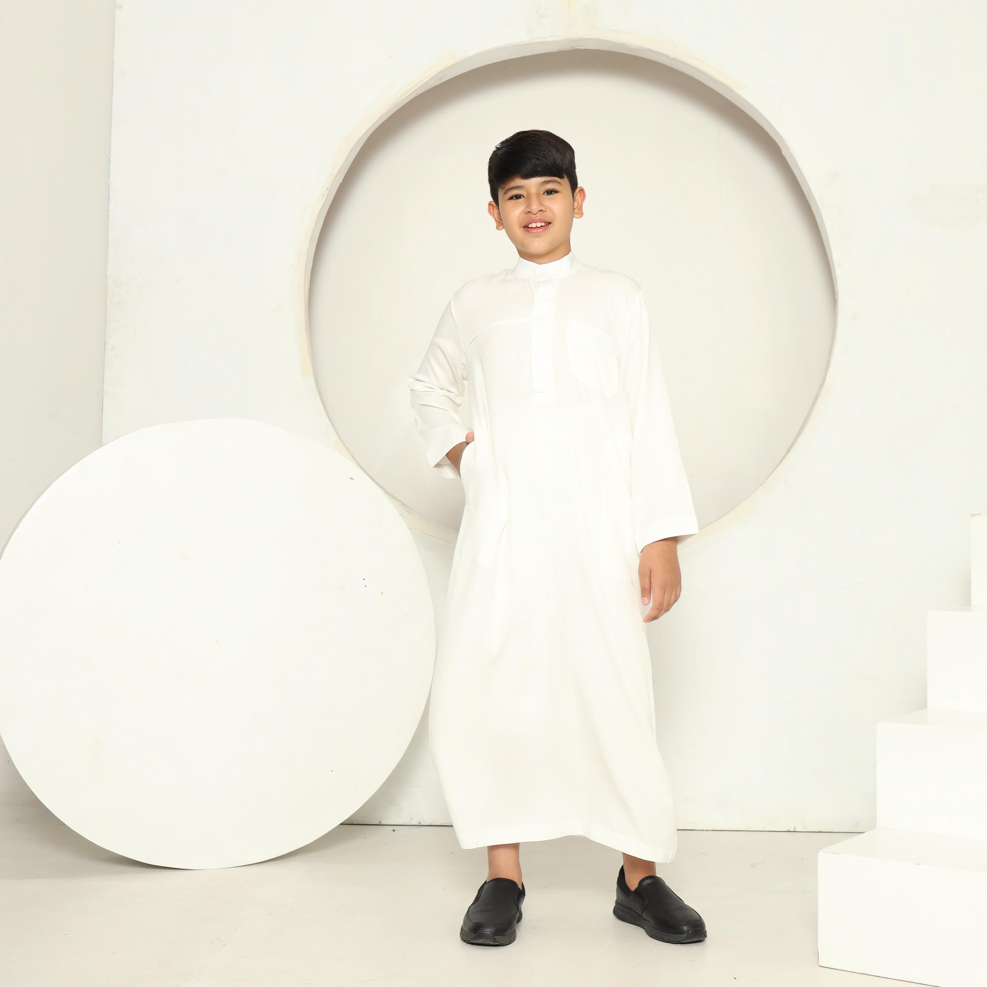 Gamis Anak Laki-laki Jubah GPA 09 BW foto 2