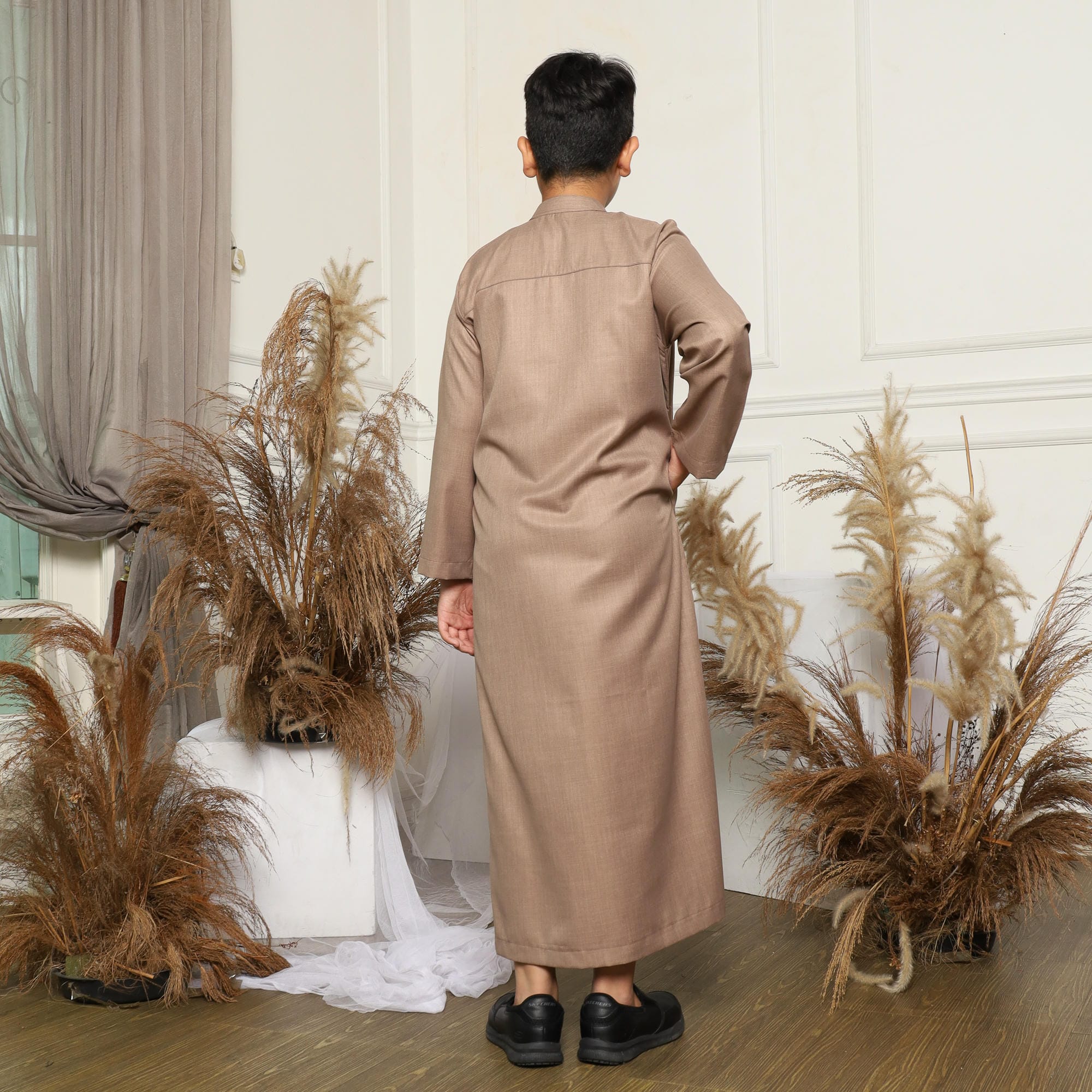 Gamis Anak Laki-laki Jubah GPA 10 Mocca foto 5