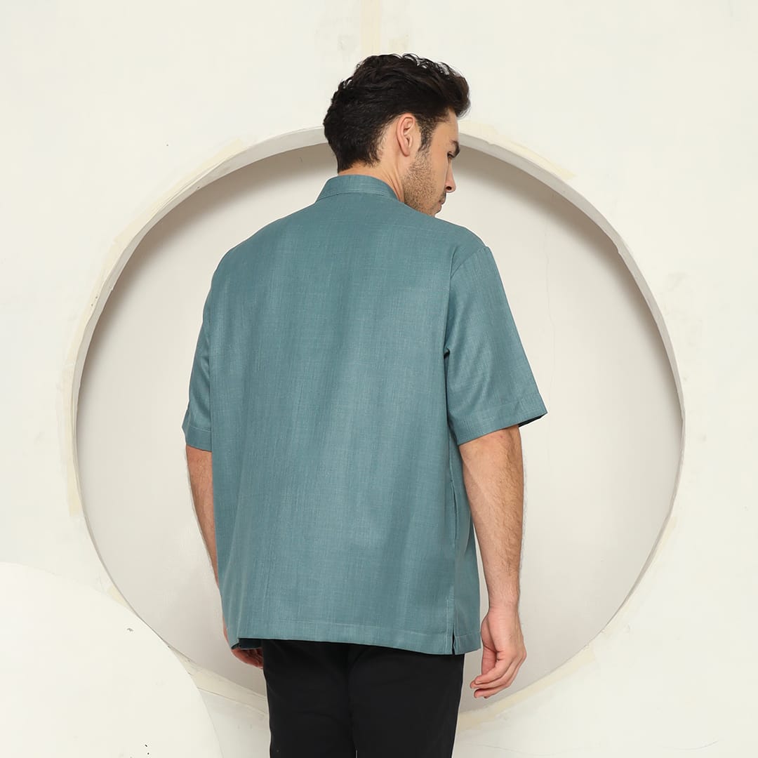 Baju Koko Sarimbit KK 43 Tosca Lengan Pendek foto 3