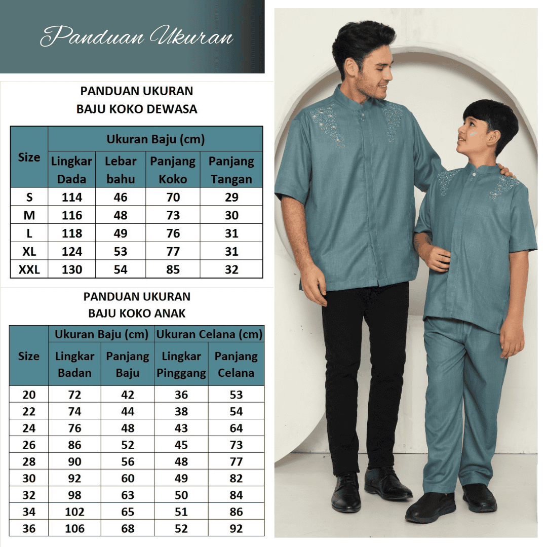Baju Koko Sarimbit KK 43 Tosca Lengan Pendek foto 8