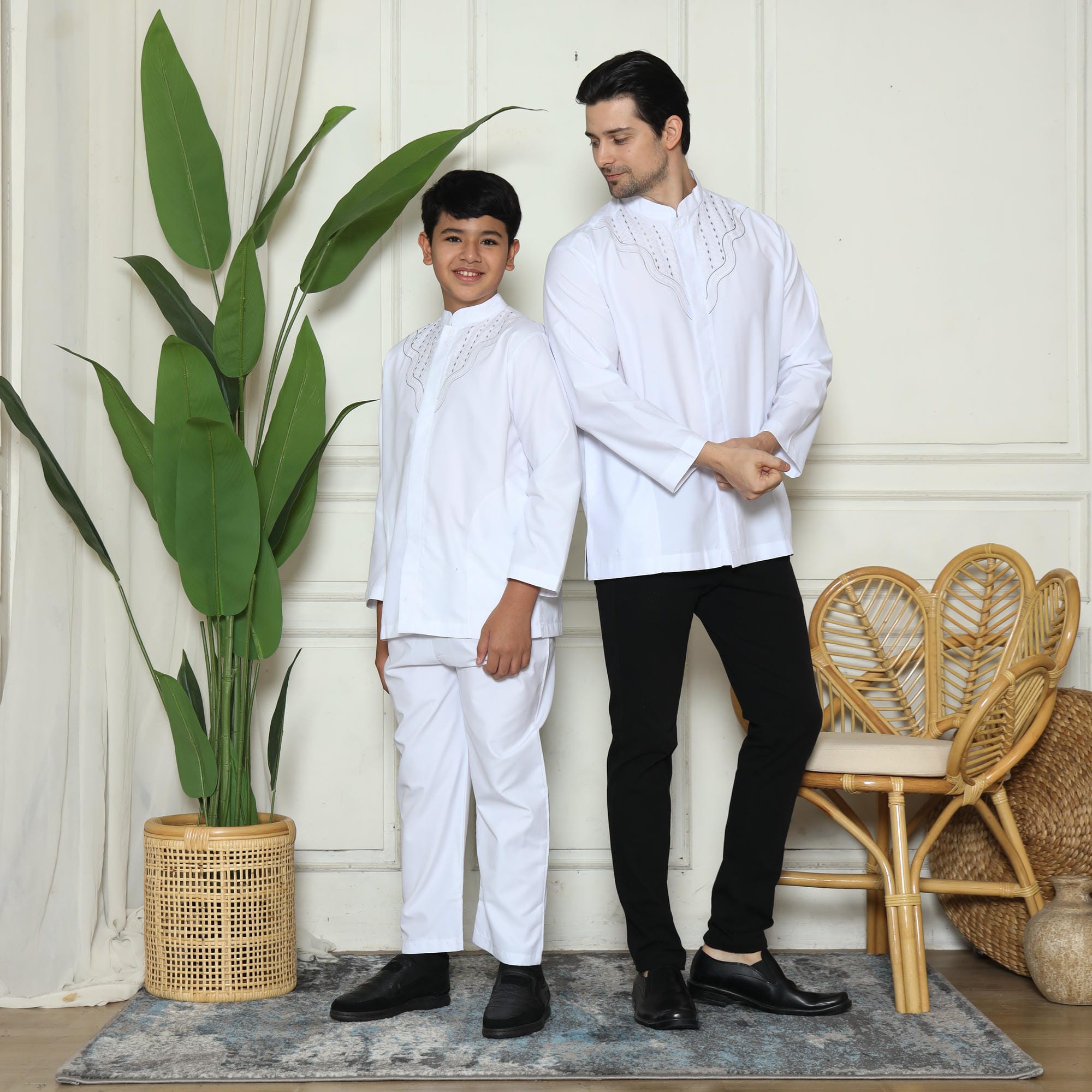 Baju Koko Putih KK 45 White Lengan Panjang foto 11