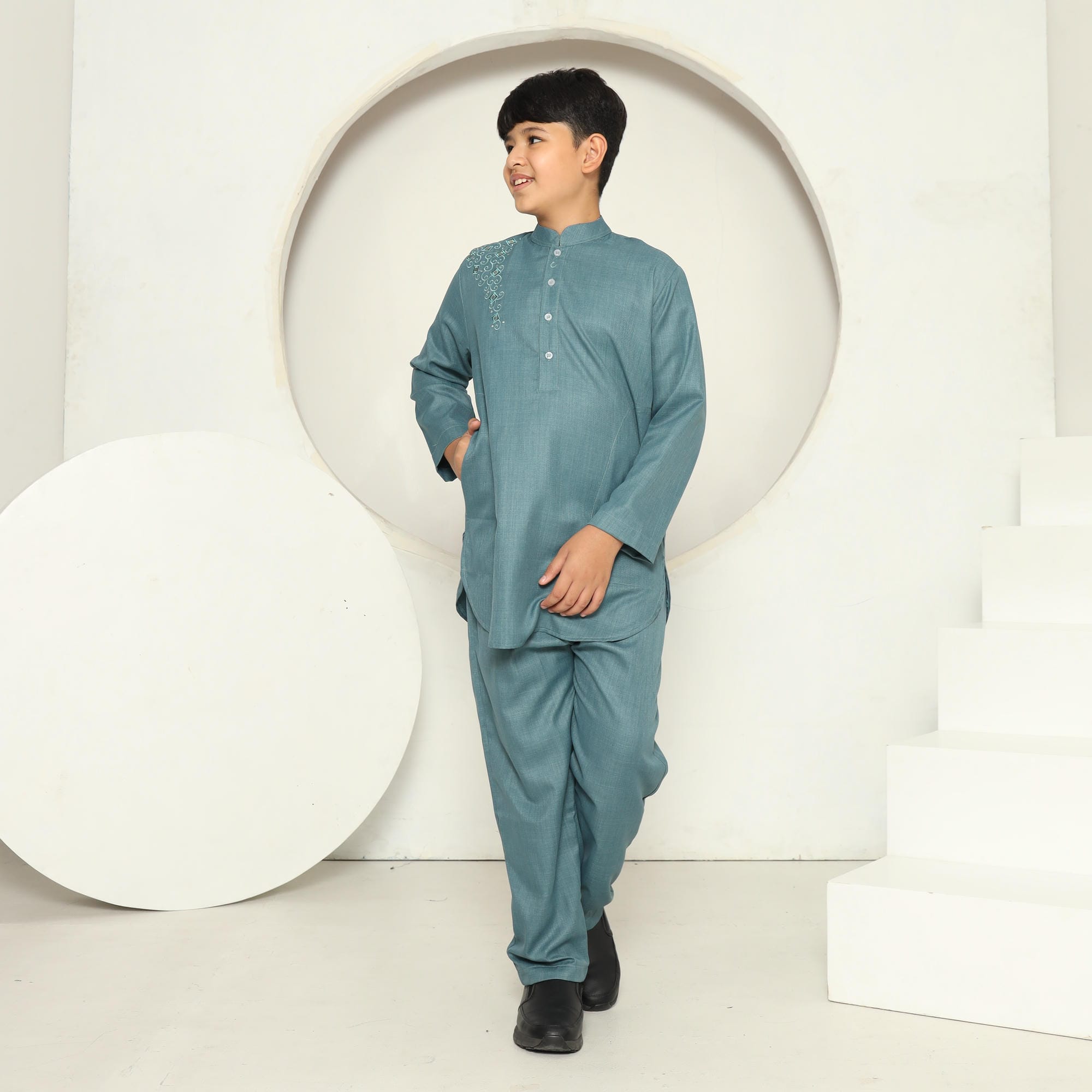 Setelan Koko Pakistan Sarimbit Anak PKA 09 Tosca foto 4