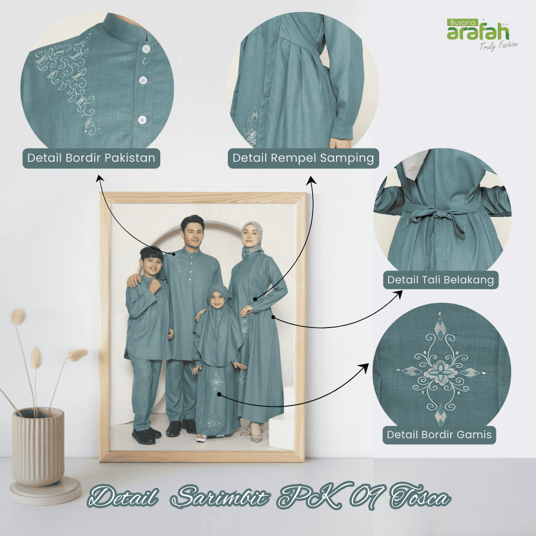 Setelan Koko Pakistan Sarimbit Anak PKA 09 Tosca foto 7